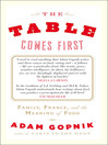 The Table Comes First (eBook)